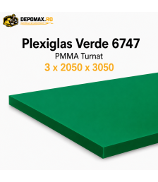 Plexiglas Verde 6747 PMMA turnat 3 x 2050 x 3050 mm